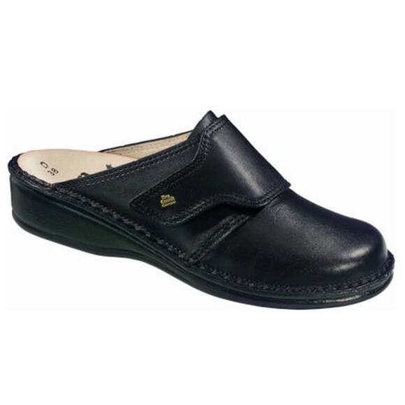 Finn Comfort Aussee Mule Black Clog Slide Sandals Shoes - Picture 1 of 12